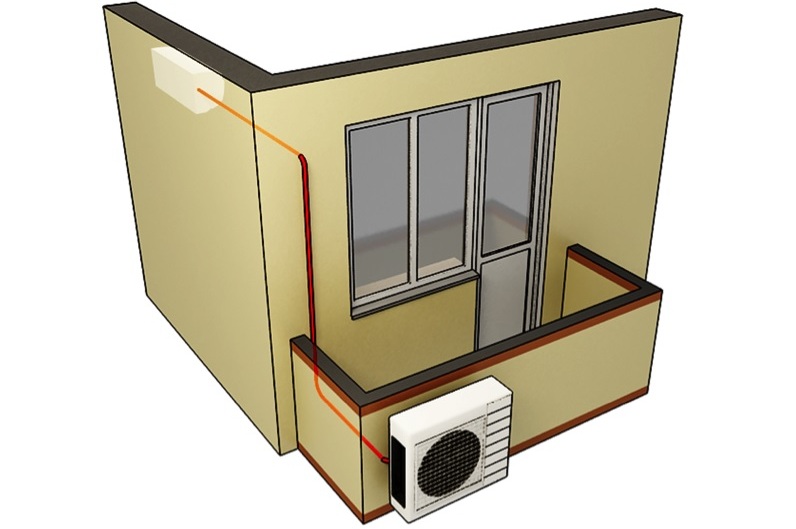 2 схема установки кондиционера